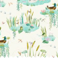 Duck Pond - Roman Blinds