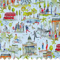 Expedition Sky Blue - Roman Blinds