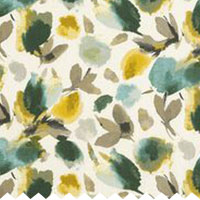 Flower Burst Aqua - Curtains