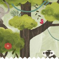 Monkey Tree - Roman Blinds