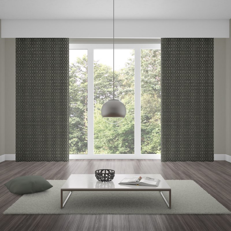 Kennedy FR Pewter - Curtains - Image 2