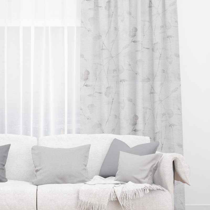 Linfield FR Sepia - Curtains - Image 5