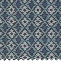 Minya Azure - Roman Blinds