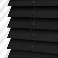 True Wood UV Black - Wooden Slat Blind