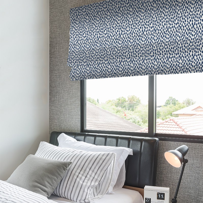 Sun Shower Indigo- Roman Blinds - Image 5