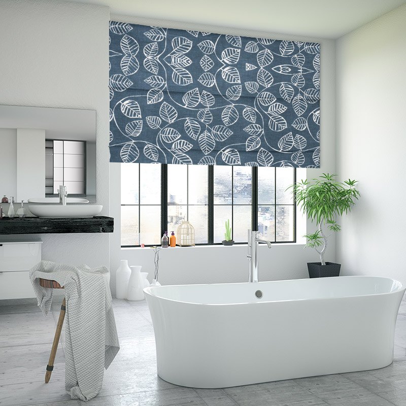 Vine Indigo - Roman Blinds - Image 4