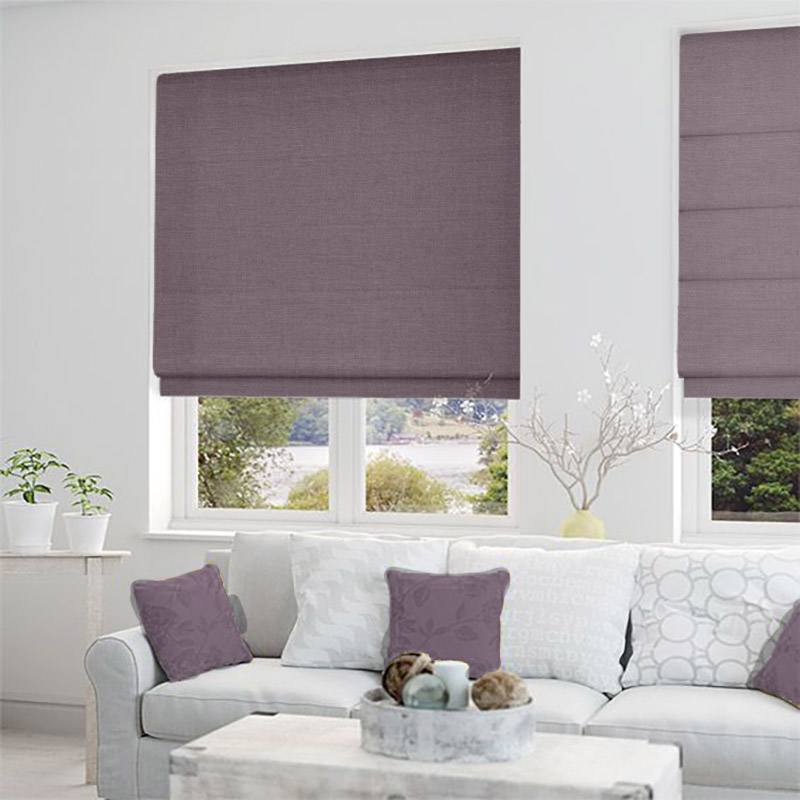 Provence Aubergine - Roman Blinds - Image 4