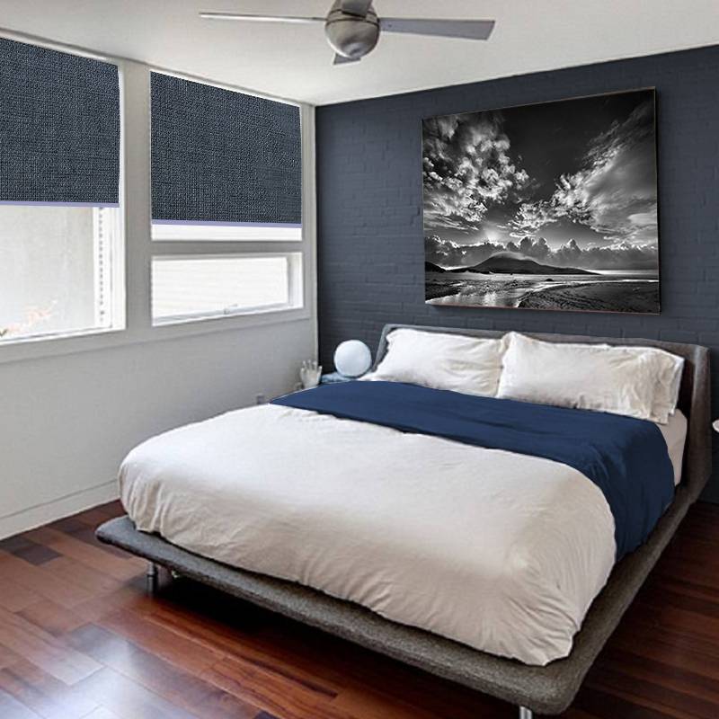 Linesque Denim - Thermal Blackout Blinds - Image 2