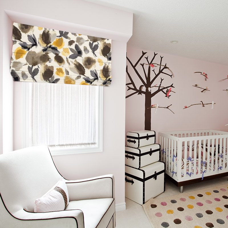 Flower Burst Golden - Roman Blinds - Image 4
