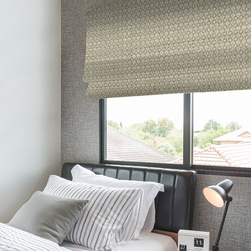Kennedy FR Putty - Roman Blinds - Image 2