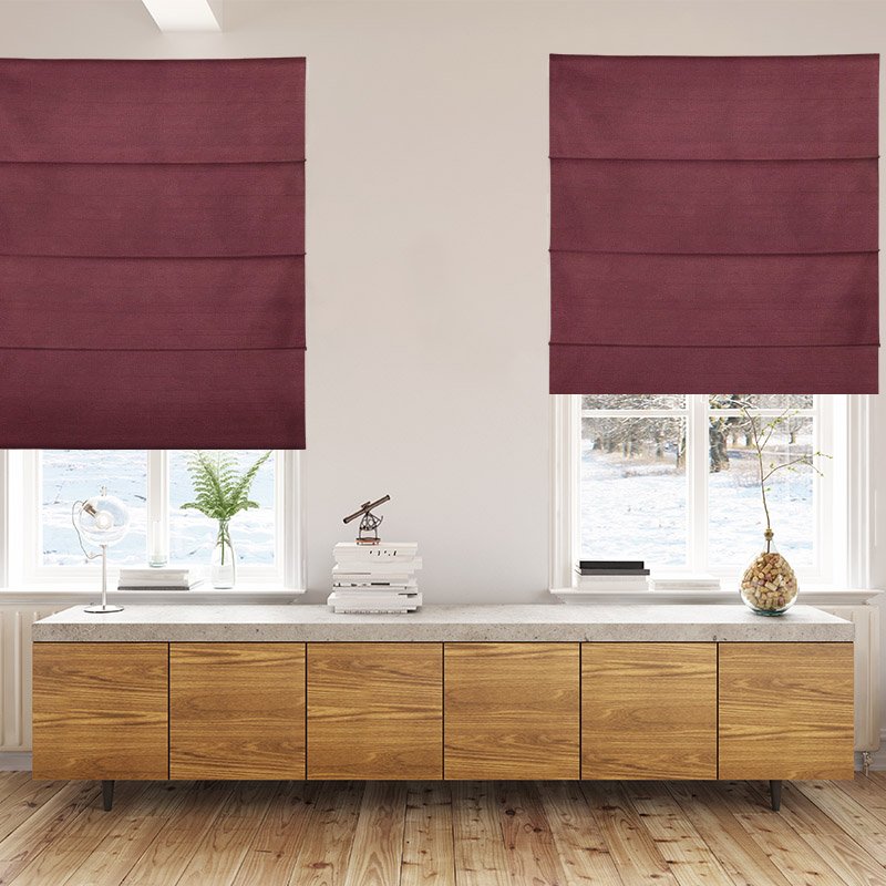 Luxe Cabernet - Roman Blinds - Image 2