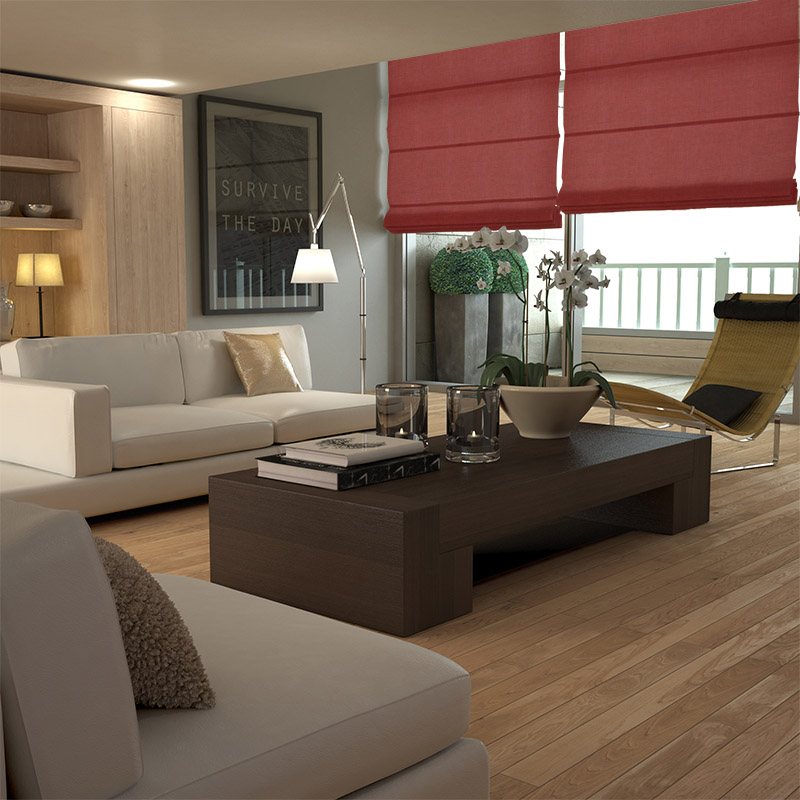 Provence Cerise - Roman Blinds - Image 2