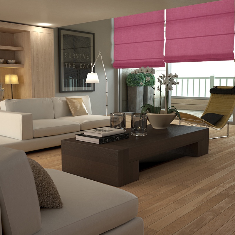 Provence Magenta - Roman Blinds - Image 2