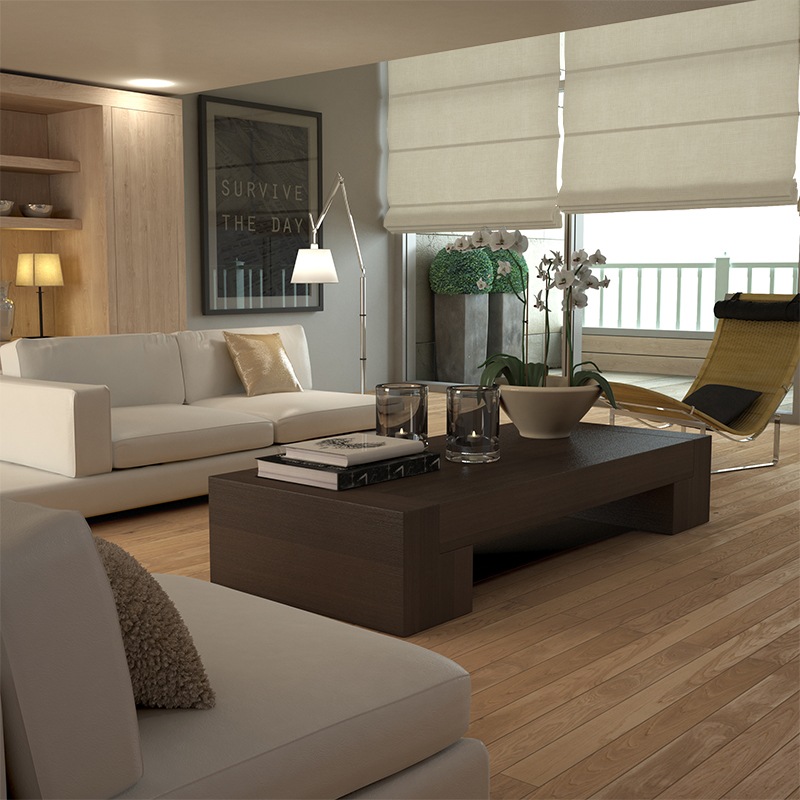 Provence Oyster - Roman Blinds - Image 2