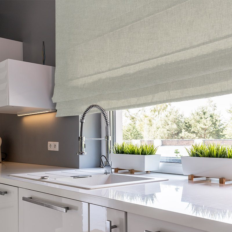 Luxe Cement - Roman Blinds - Image 5