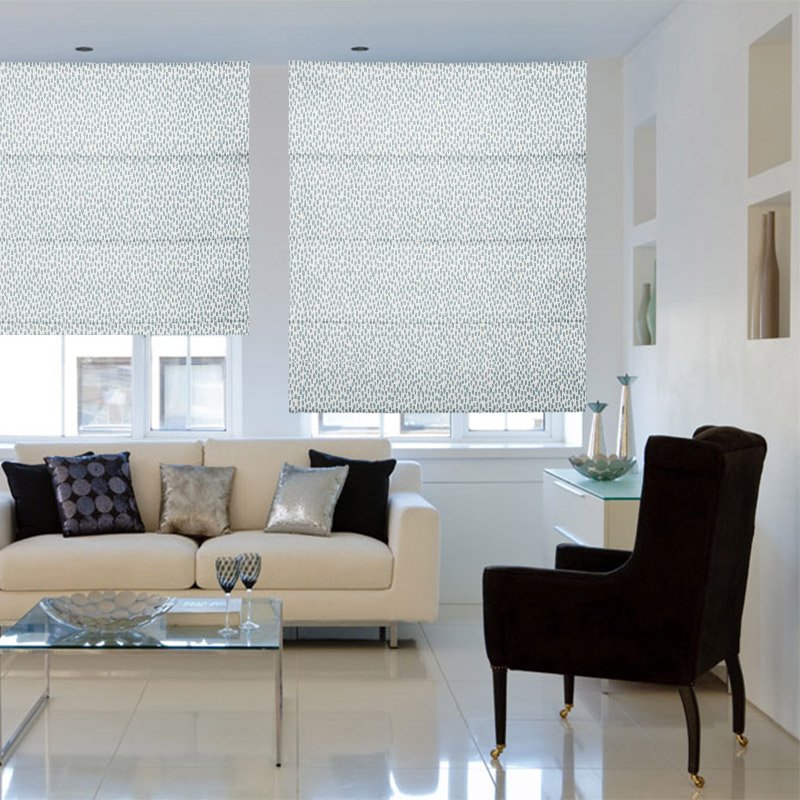 Sun Shower Denim - Roman Blinds - Image 2