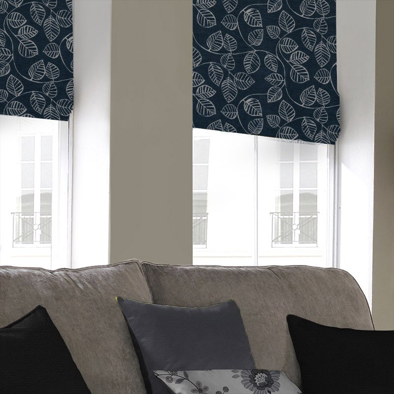 Vine Indigo - Roman Blinds - Image 5